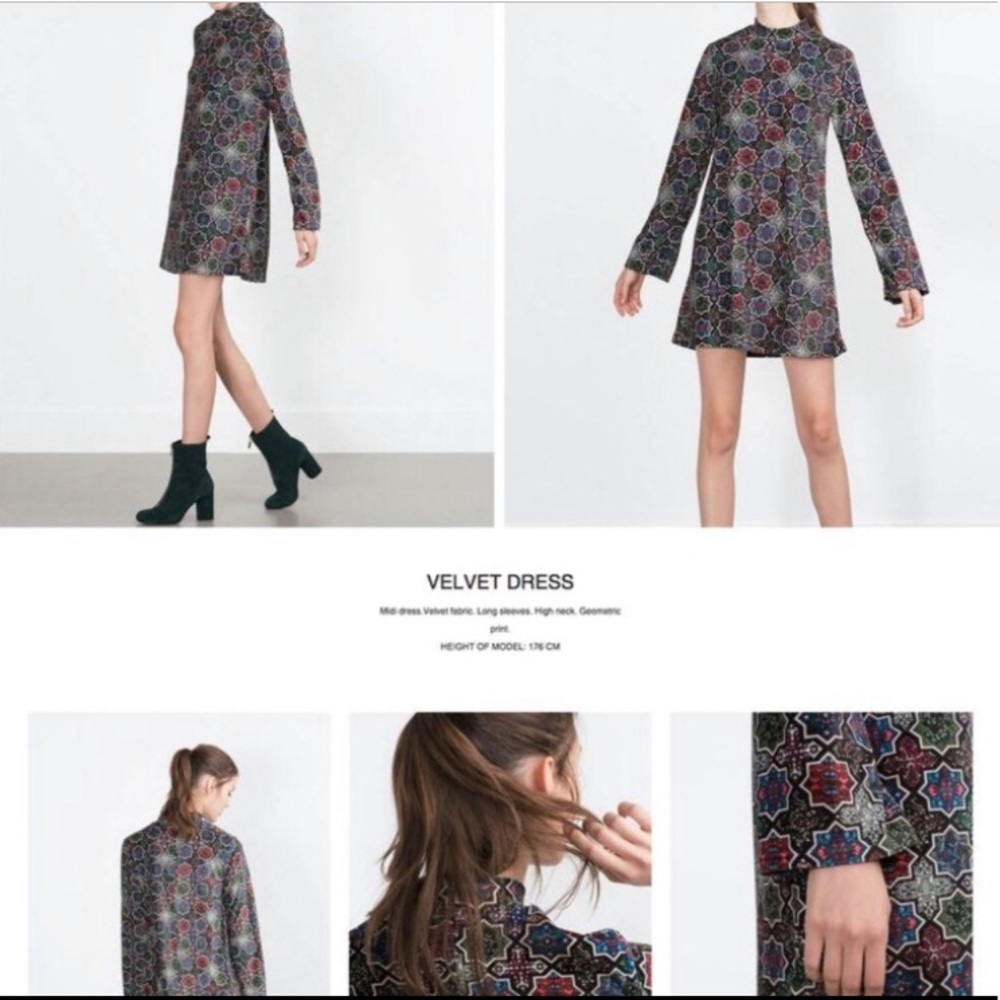 ZARA MOSAIC DRESS - Picture 3 of 8